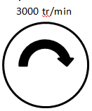 3000 tr/min
